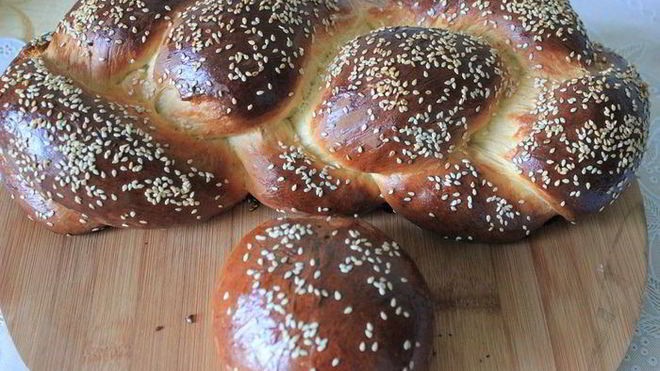 Рецепт халы из двух жгутов