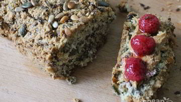 Рецепт Хлеба из льняной и миндальной муки