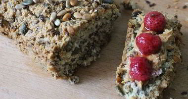 Рецепт Хлеба из льняной и миндальной муки