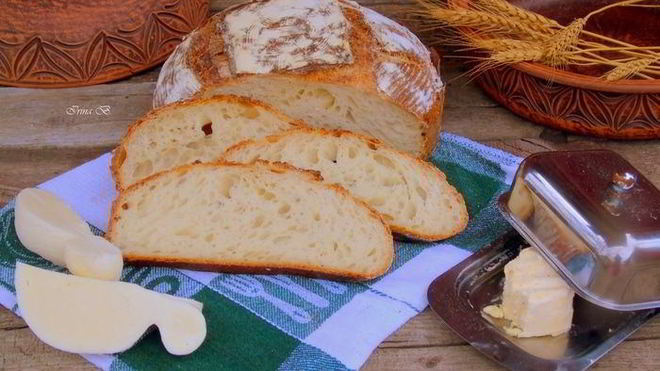 Рецепт хлеба с оливковым маслом на закваске