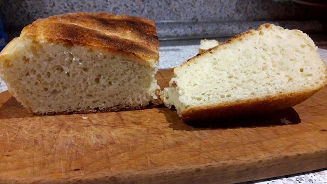 Рецепт хлеба в сковородке