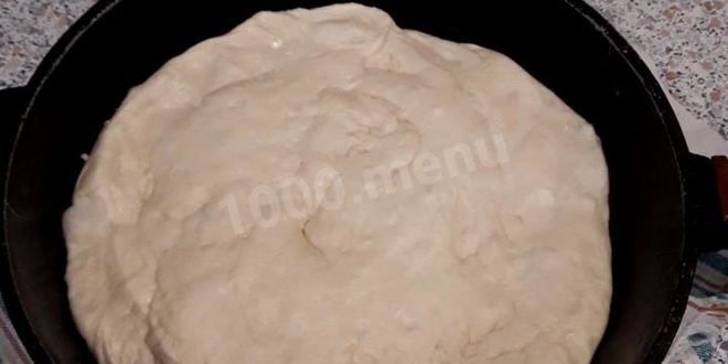 Рецепт хлеба в сковородке