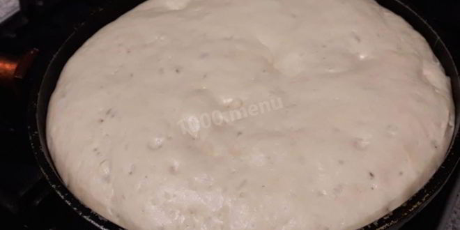 Рецепт хлеба в сковородке