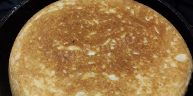 Рецепт хлеба в сковородке