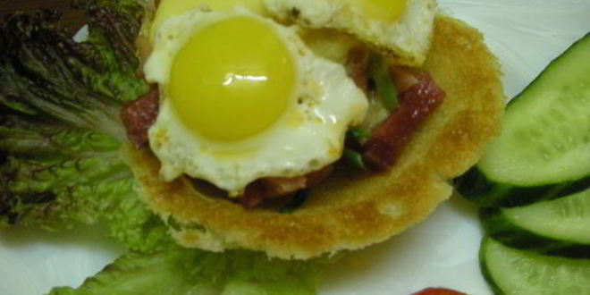 Рецепт хлебных корзиночек к завтраку