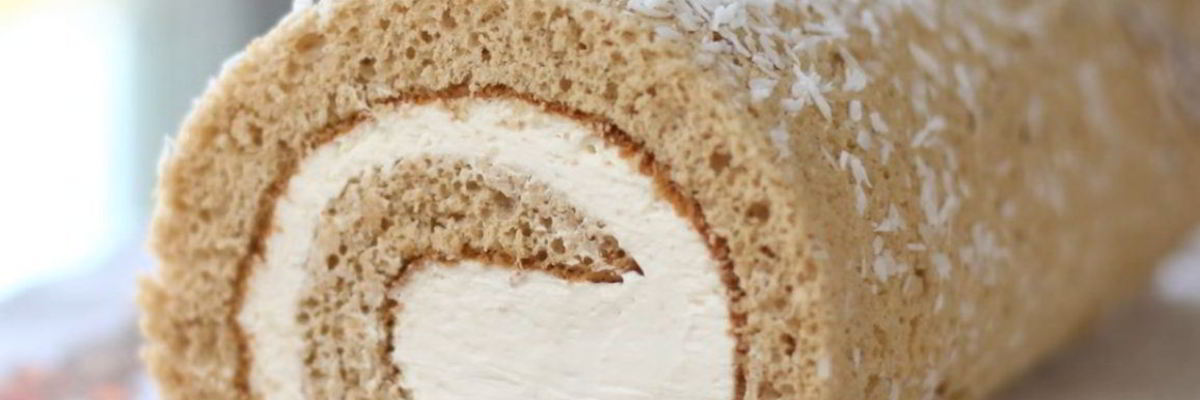 Рецепт Кокосово-медового рулет