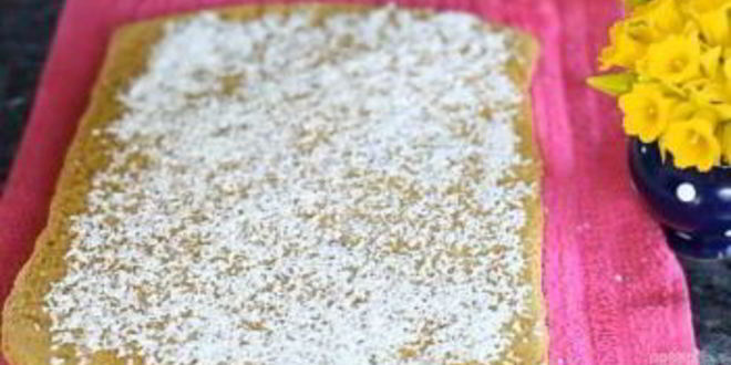 Рецепт кокосово-медового рулет