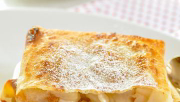 Рецепт Хрустящих конвертиков из лаваша с фруктами