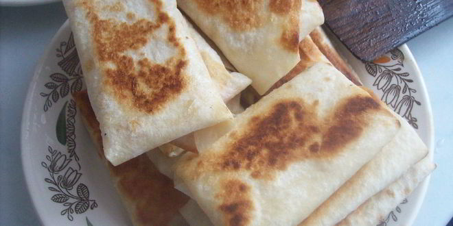 Рецепт Конвертиков из лаваша с ветчиной и сыром