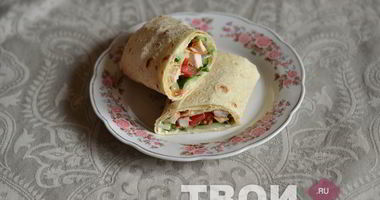 Рецепт Курицы в лаваше