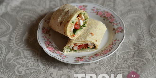 Рецепт курицы в лаваше