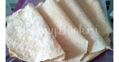 Рецепт Лаваша домашнего