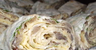 Рецепт Лаваша с грибами и сыром