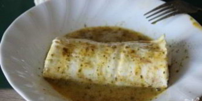 Рецепт лаваша с луком и яйцом