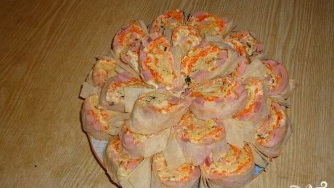 Рецепт лаваша с морковью по-корейски