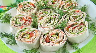 Рецепт Лаваша с приправой из фасоли