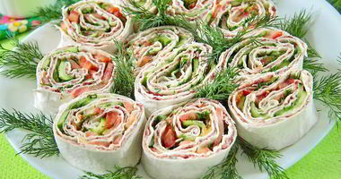 Рецепт Лаваша с приправой из фасоли