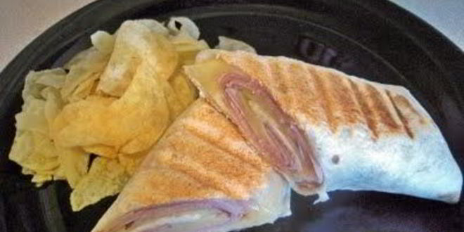 Рецепт Лаваша с ветчиной и сыром