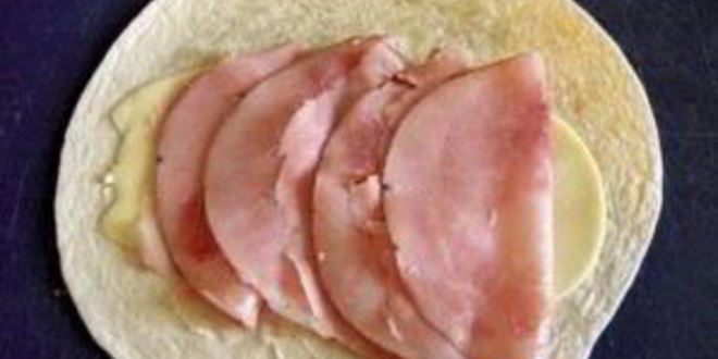 Рецепт лаваша с ветчиной и сыром