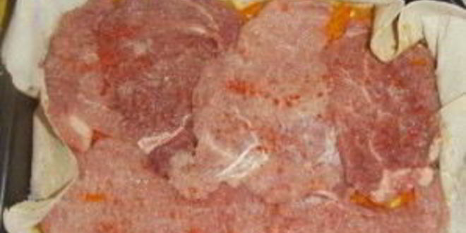 Рецепт мяса в лаваше в духовке