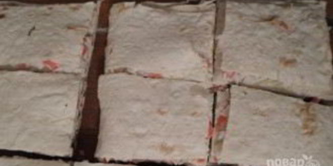 Рецепт обжаренного лаваша с крабовыми палочками