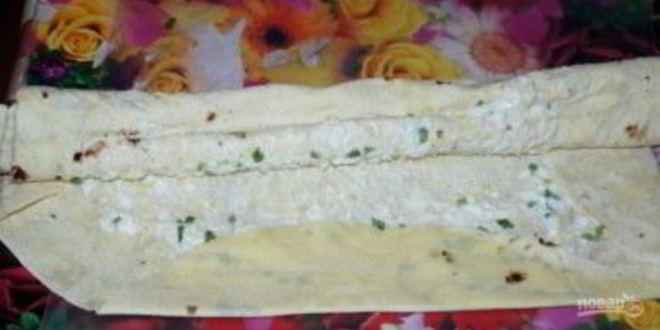 Рецепт рулетиков из лаваша с чесноком