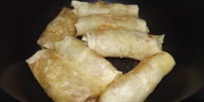 Рецепт рулетов из лаваша с печенью