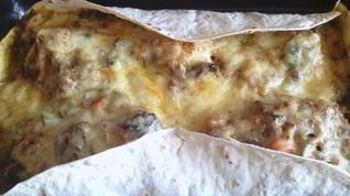 Рецепт Рыбного филе на овощной подушке в лаваше