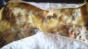 Рецепт Рыбного филе на овощной подушке в лаваше