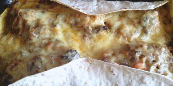 Рецепт Рыбного филе на овощной подушке в лаваше