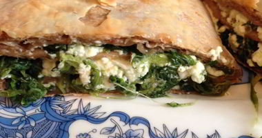 Рецепт Шпината в лаваше