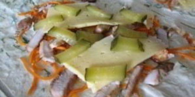 Рецепт свинины в лаваше