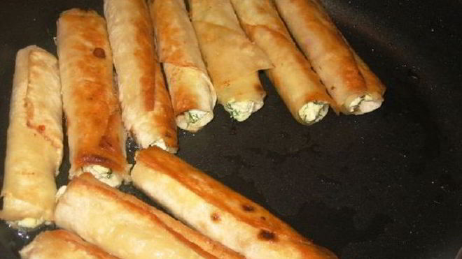Рецепт трубочек из лаваша
