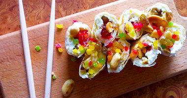 Рецепт Творожных рулетиков с лавашом