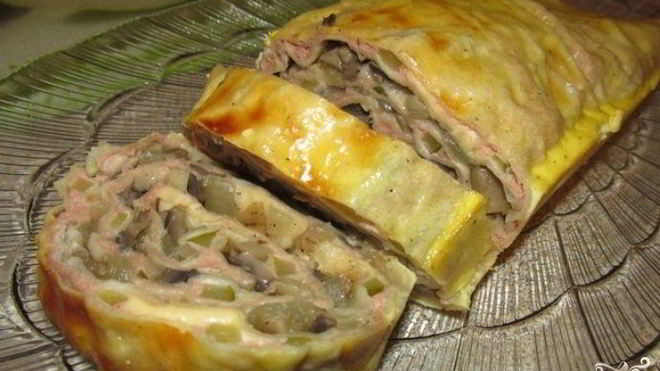 Рецепт запеченного лаваша