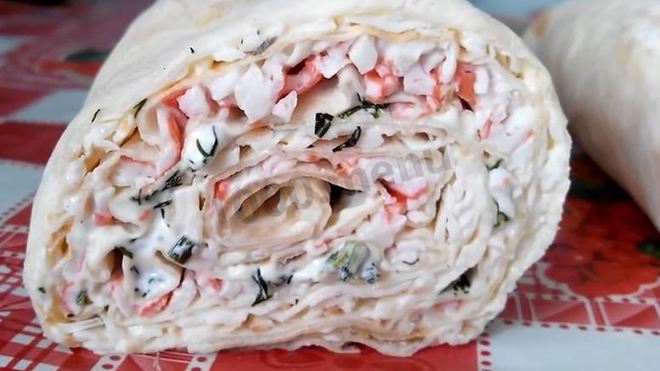 Рецепт завертона из лаваша