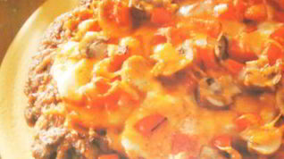 Рецепт Большой свиной лепешки с начинкой