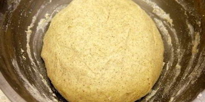 Рецепт фокаччи из гречневой муки с персиками