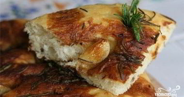 Рецепт Фокаччи с чесноком