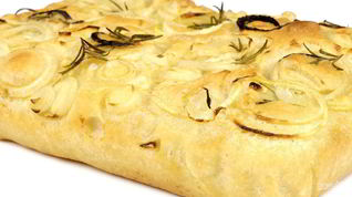 Рецепт Фокаччи с луком на дрожжевом тесте