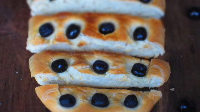 Рецепт фокаччи с оливками