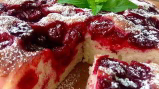 Рецепт Фокаччи с вишней