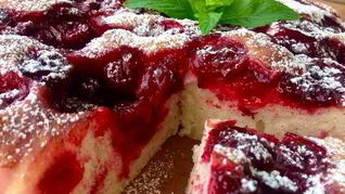 Рецепт Фокаччи с вишней