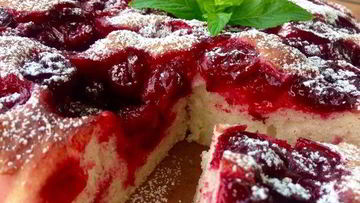 Рецепт Фокаччи с вишней