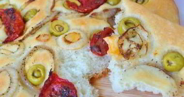 Рецепт Фокаччи с вялеными помидорами