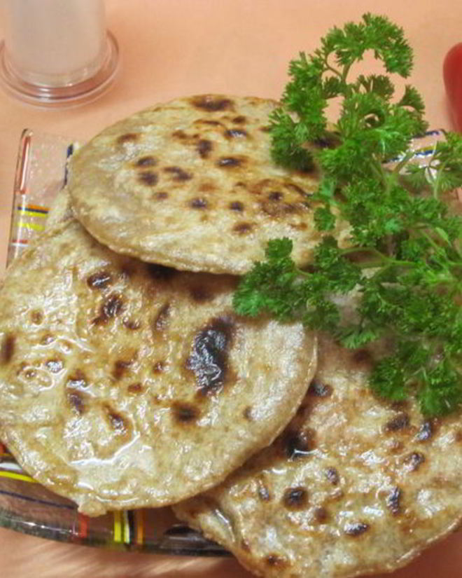 Рецепт лепешек чапати с начинкой