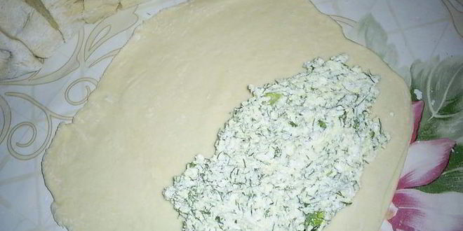 Рецепт лепешек на простокваше весенние с творогом и зеленью