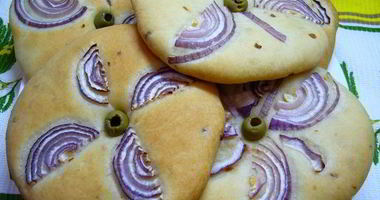 Рецепт Лепешек с луком на оливковом масле