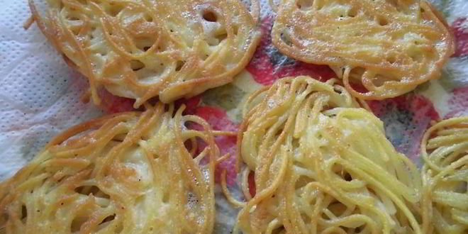 Рецепт макаронных лепешек