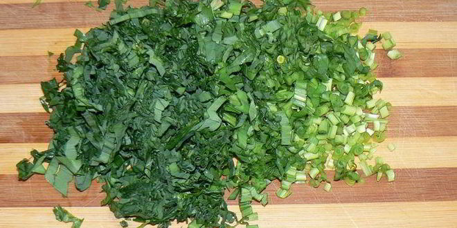 Рецепт осетинских лепешек с черемшой и сулугуни по-сибирски